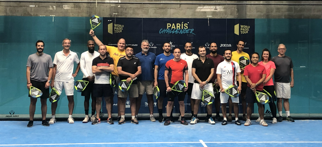 Photographie des participants du data padel trophy