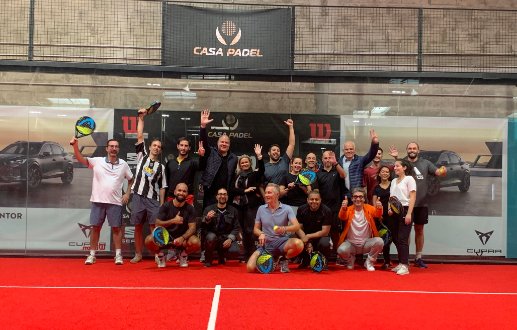 Photographie des participants au Data Padel Trophy