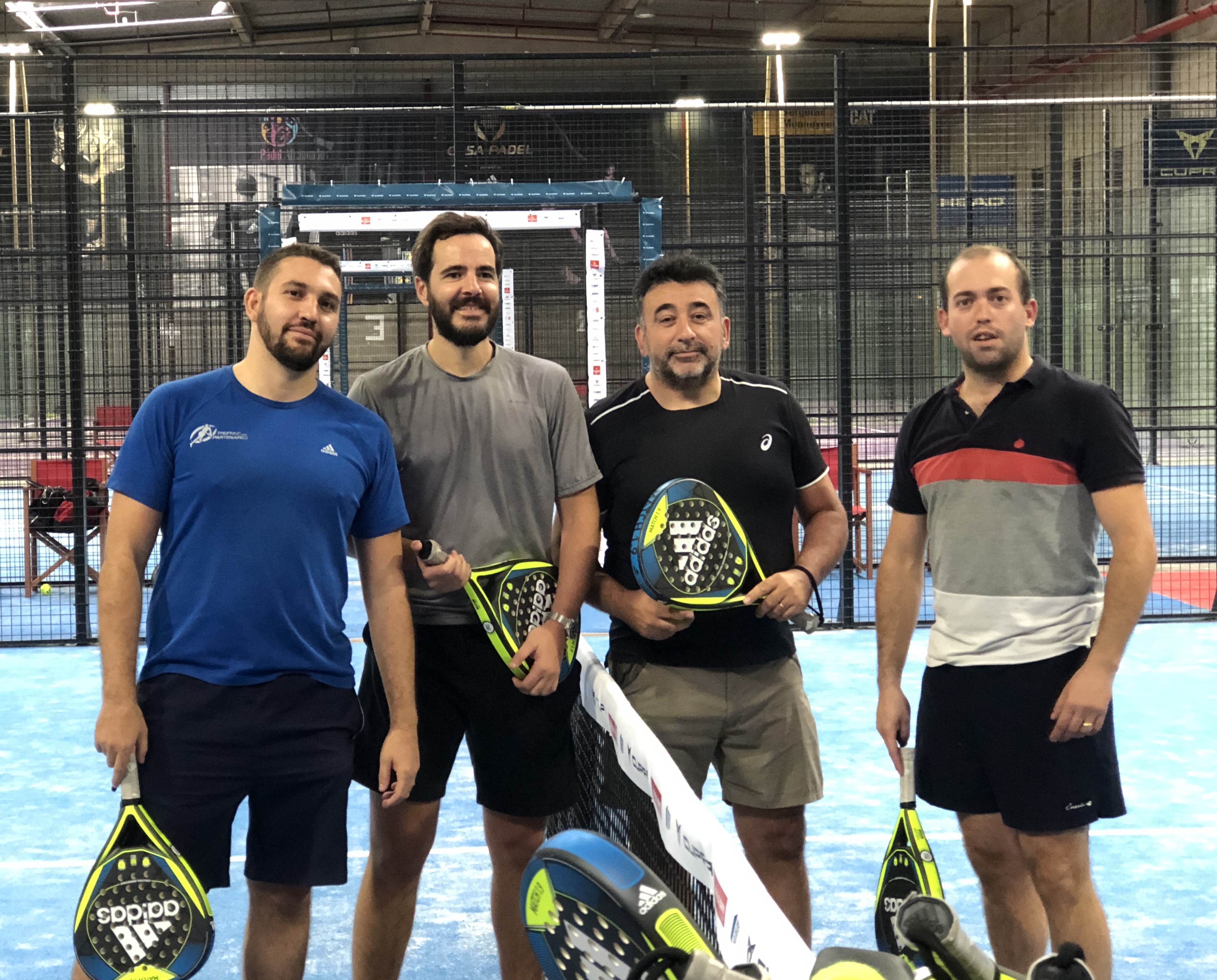 Les finalistes de la 1ère édition du Data Padel Trophy