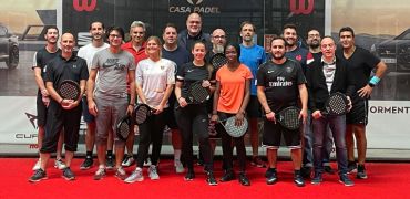 Photographie des participants lors de la 3e édition du Data Padel Trophy